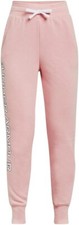 UNDER ARMOUR GIRL'S RIVAL FLEECE JOGGERS Size YSM/P/CH 