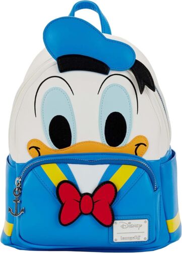 Loungefly Disney Donald Duck Cosplay Mini Rucksack Handtasche Neu mit Etikett
