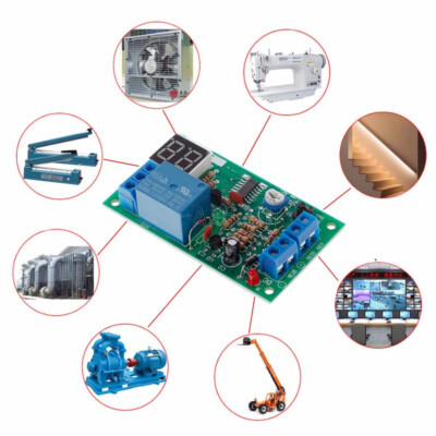 DC 12V LED Display Countdown Timing Timer Delay Turn OFF Relay Switch Module F