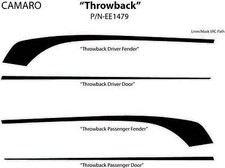 Hockey Stick Side Factory Oe Style Stripes Pro 3m Vinyl Decals 2010-2013 Camaro