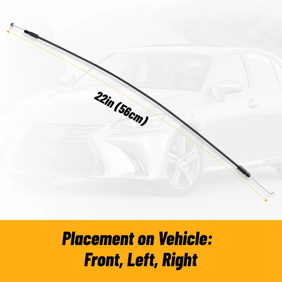 Cable actuador cerradura puerta delantera 1998-2005 para Lexus GS300 GS400 GS430 Foto 4 de 4