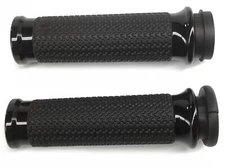 Avon Memory Foam Throttle by Wire Black Grips Small 1.375" O.D. (MF-63-ANO-FLY)