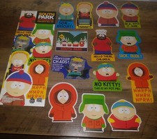 3 Rare Complete Sets of Vintage South Park Collectible Stickers W/ Marquee.