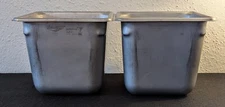 Lot Of 2 Vollrath Superpan P/N 30662 Stainless Steel USA Made Pre-owned