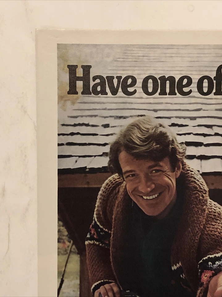 1973 Old Gold Cigarettes PRINT AD Sweater Chainsaw VTG 1970s Have One of Mine - Image 2 of 4