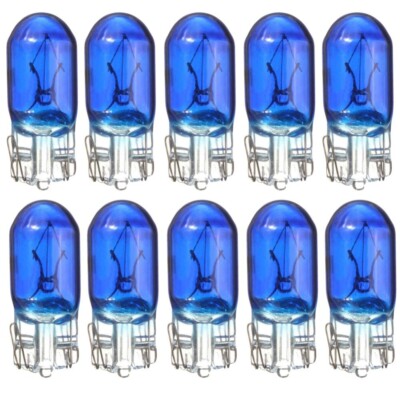 Xenon Look Halogen Birne W5W 12V T10 Long Standlicht Bremslicht Hecklicht 10St.