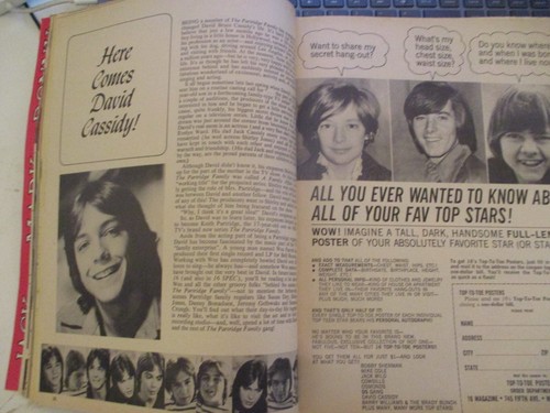 Dark Shadows, David Cassidy, Bobby Sherman - 16 Magazine 1970 - Picture 9 of 13