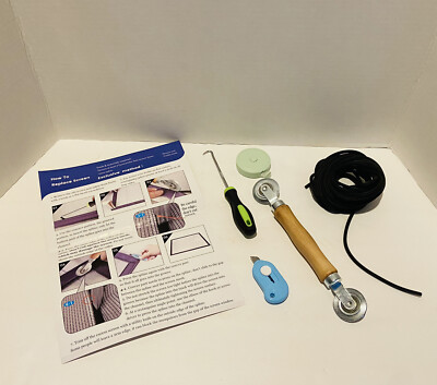 Window Rescreening Tools Window Re-Screening Tools & Instruct. Roller, Hook, Spline, Knife, Tape ...