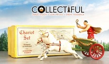 FGT - CHARIOT SET - LEAD ROMAN IN CHARIOT -IN BOX - BRITAINS SCALE RARE   