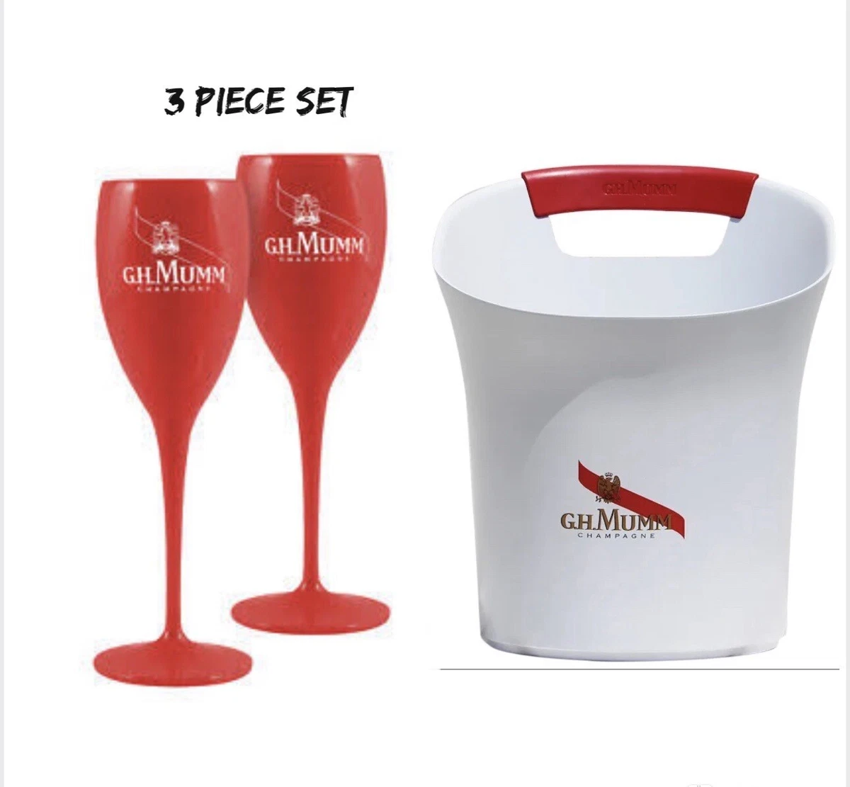 Champagne flutes and bucket cheap