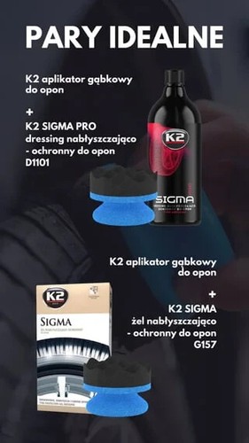 K2 Premium Aplicador de Neumáticos Rueda de Coche Depilación Limpieza Esponja Cepillo Aderezo de Neumáticos - Imagen 9 de 9
