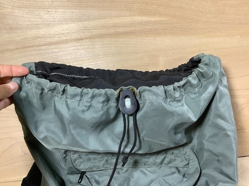Vintage EMS Eastern Mountain Sports Lightweight Retro Backpack Olive Green Black - Picture 8 of 12