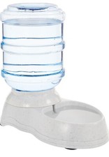Amazon Basics Pet Water Dispenser for Cat Dog 1 Gallon Capacity Gray