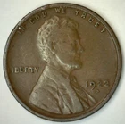 1922 D Lincoln Wheat Cent Coin One Cent Penny Very Fine 1c Circulated Semi Key