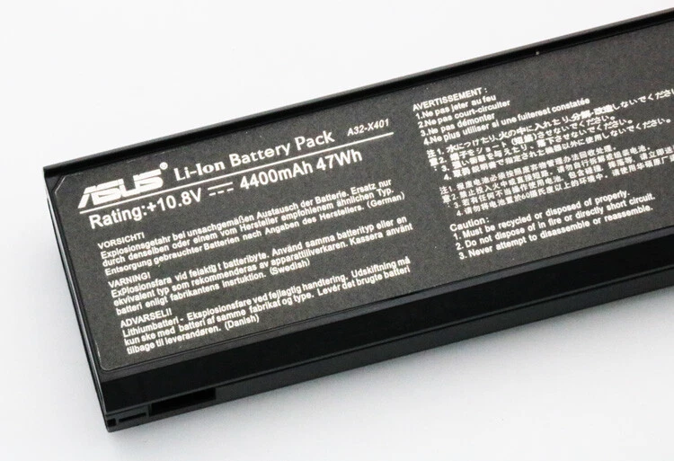 Batería Original A32-X401 para ASUS F301 F401A1 X301A X401A1 X501A X501U A31-X401 Foto 2 de 4