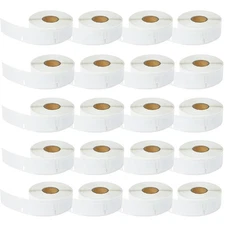 20Rolls 1'' x 2-1/8'' Multipurpose 500 Labels 30336 for Dymo Labelwriter 450 Duo