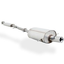 FOX Edelstahl Anlage ab Kat 1x90 Absorber für Subaru Impreza GC GF GD GG 2.0l T