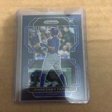 2022 Panini Prizm - Tier II #144 Johneshwy Fargas (RC) Blue Kaleidoscope /35