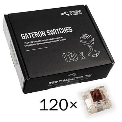 Glorious PC Gaming Race Gateron Brown Switch, Gamer Switches Tastatur