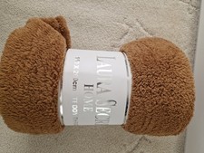 Colour Block Striped Sofa Bedspread Throw Blanket 200x150cm