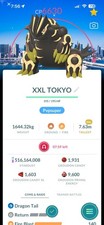 XXL Groudon Shiny Tokyo Gofest -MAX LV50 - Unlocked 3 Moves SUPER Rare
