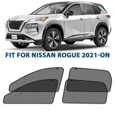 Sun Shades Front and Back Glass Magnetic Screen for 2021-2026 Nissan Rogue