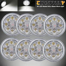 8pcs RE10963 Sealed LED Hi-Lo Beam For Deere Combine 6602 6620 6622 7700