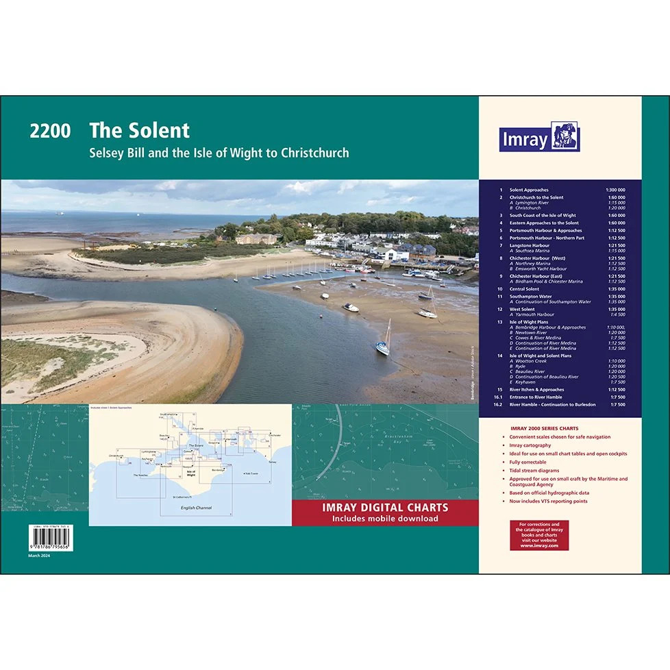 2200 The Solent Chart Pack by Imray (Sheet map, flat) - Image 5