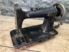 Antique Treadle Sewing Machine Head, Vintage Hand Crank Sewing Machine A,