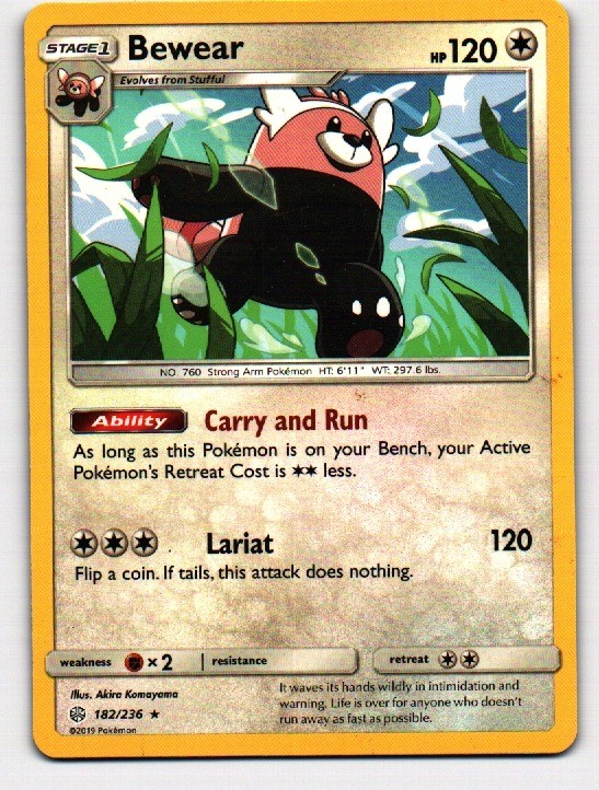SM - Cosmic Eclipse #182/236 Bewear