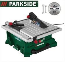Parkside 800W Wet Tile Cutter - With Diamond Cutting Disc - For Tiles & Ceramic