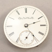 Elgin 18 Size 15 / 17 Jewel Pocket Watch Movement - RC2310