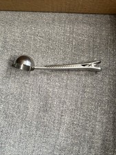 Peerless Stainless Steel Coffee Scoop with Alligator Clip Bag Sealer  6 1/2"