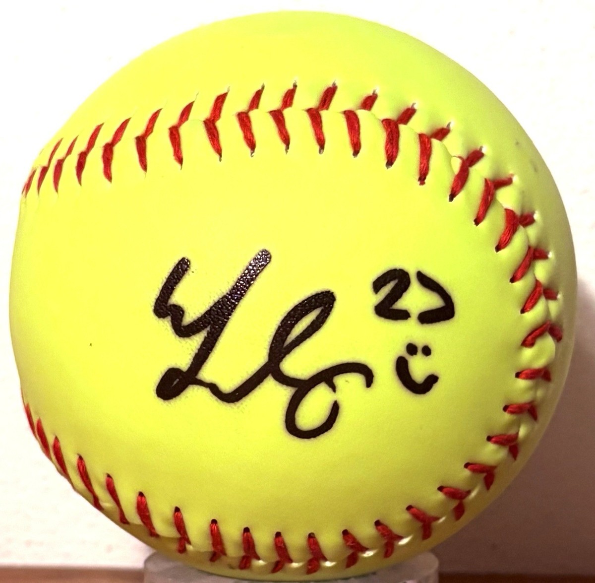 EMMA LEMLEY SIGNED Softball JSA COA AUSL VIRGINIA TECH HOKIES | eBay