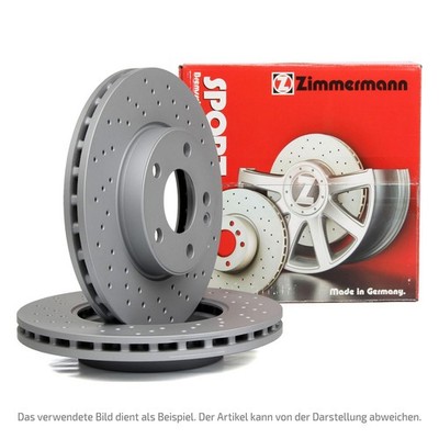 Zimmermann SPORT Bremsscheiben Ø 348mm für BMW 3er 5er 6er TOYOTA SUPRA vorne