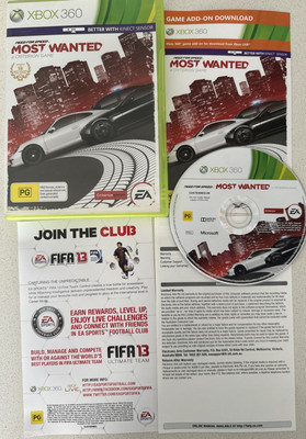 Need for Speed Most Wanted - Xbox 360 - Complete with Manual - Free Shipping!