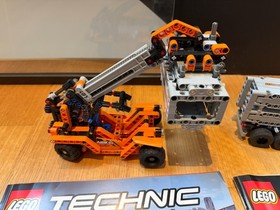 Pre Built  Excellent Condition LEGO TECHNIC 42062 Container Yard -. Retired.