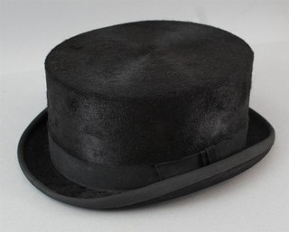 Vintage Le Cheval Lexington KY Beaver Fur Derby Hat Size 7 1/8 ...NO RESERVE