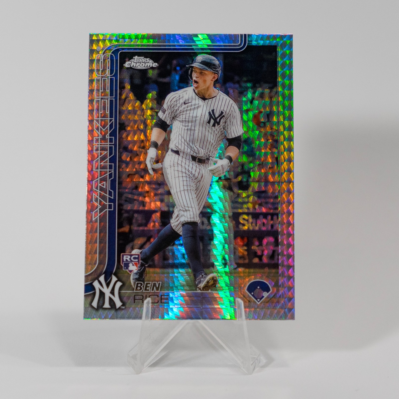 2025 Topps Chrome - Ben Rice #139 Prism Refractor - Rookie