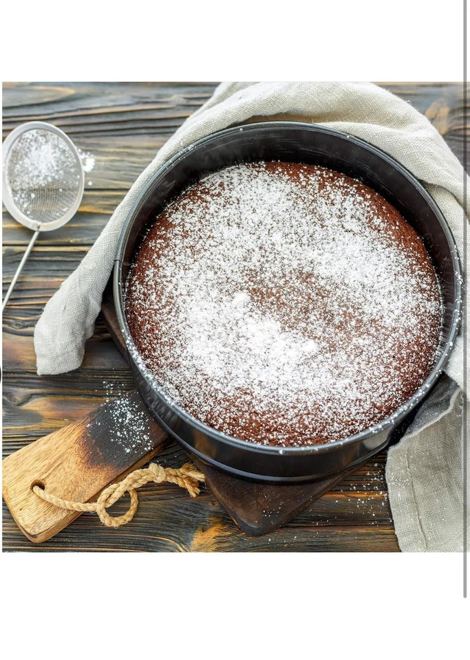 Relaxdays Springform Set 4-teilig Ø18/24/26/28 cm Antihaft Rund Backformen Grau - Bild 2 von 4