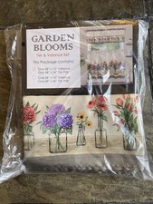Tier  Valance Set , Garden Bloom Curtain