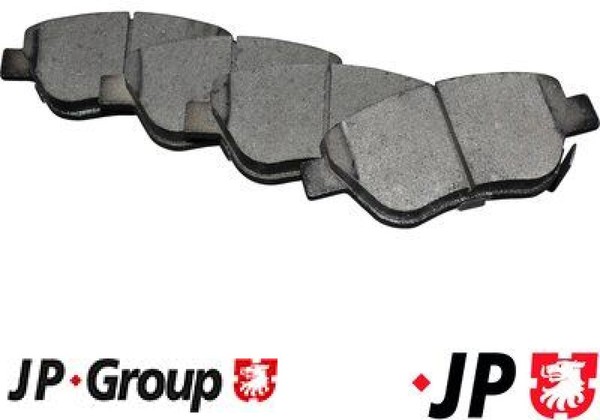 JP Group 1263603210 Bremsbelagsatz FüR Scheibenbremse Bremsbelagsatz-image