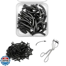 100Pack Compatible with Tweezerman Eyelash Curler Refills,Silicone Rubber Eye