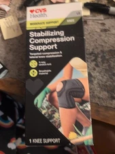 CVS Health LARGE Moderate Knee Support Active Compression Support