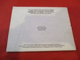 Goal! Nintendo NES Instruction Manual Booklet ONLY *damaged*