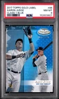 2017 Topps Gold Label - Aaron Judge #86 Class 1 Blue #'d 078/150 (RC) PSA 8
