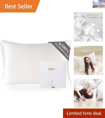Eleganter 19 Momme Seiden Kissenbezug für Haut- und Haarpflege - Standardgröße 50x75cm