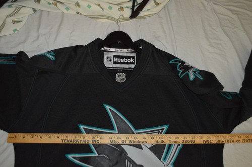 San Jose Sharks 31 Niemi NHL Official Reebok Jersey Men’s Size Large Black - Picture 10 of 11