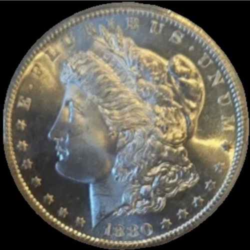 1880-S Morgan Silver Dollar- PCGS-MS 65- NO RESERVE
