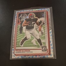 Donruss Optic Tyler Allgeier #33 rocket emoji 